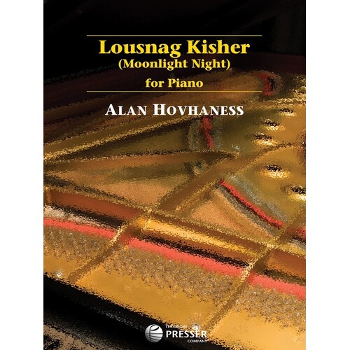 Hovhaness - Lousnag Kisher (Moonlight Night) Piano (Softcover Book)