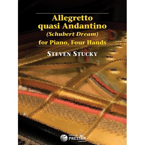 Allegretto Quasi Andantino Piano 4 Hands (Softcover Book)