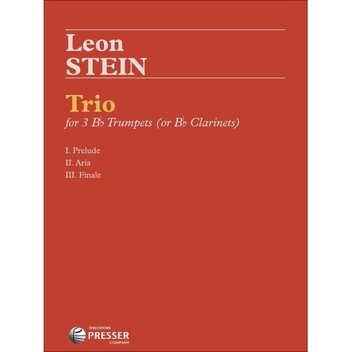 Stein - Trio For 3 Trumpets Or 3 Clarinets Score/Parts