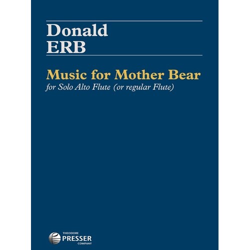 Erb - Music For Mother Bear Alto Flute Solo (Softcover Book)