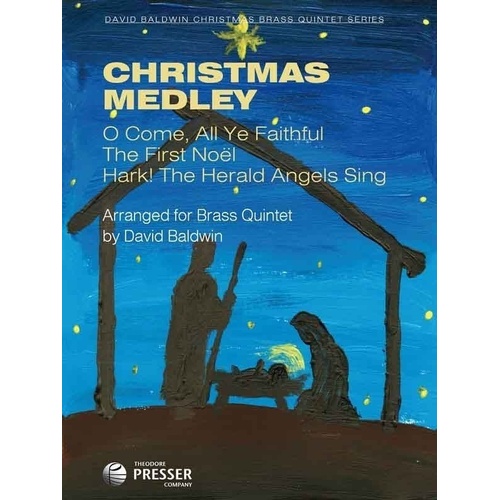 Christmas Medley for Brass Quintet by David Baldwin