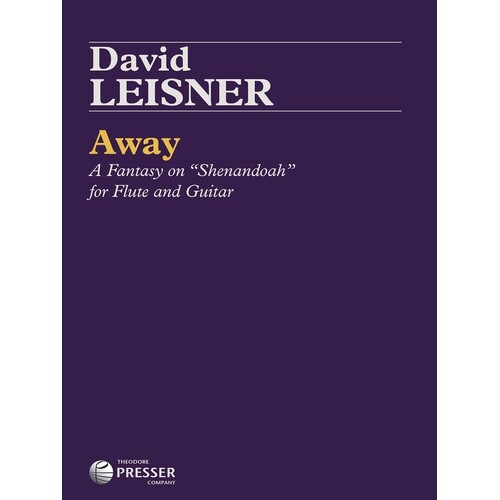 Leisner - Away A Fantasy For Flute/Guitar (Softcover Book)