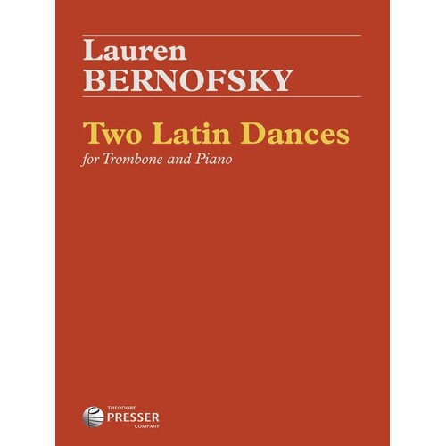 Bernofsky - 2 Latin Dances Trombone/Piano (Softcover Book)
