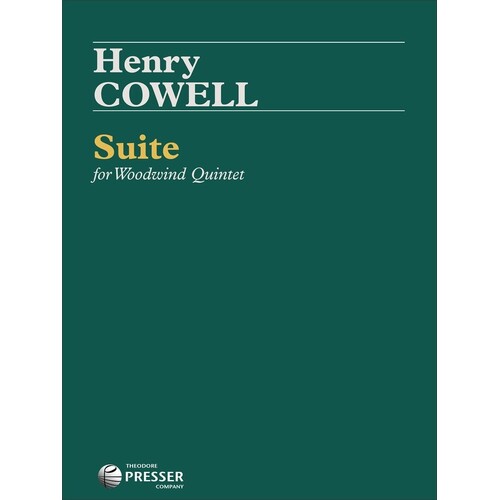 Cowell - Suite For Woodwind Quintet (Music Score/Parts)