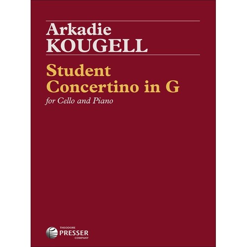 Kougell - Student Concertino In G Cello/Piano (Softcover Book)