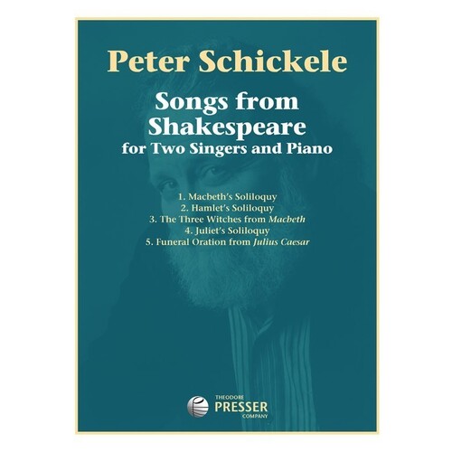 Schickele - Songs From Shakespeare For 2 Singers/Piano (Softcover Book)