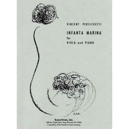 Persichetti - Infanta Marina Viola/Piano (Softcover Book)