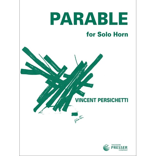 Parable No 8 French Horn Solo Op 120 
