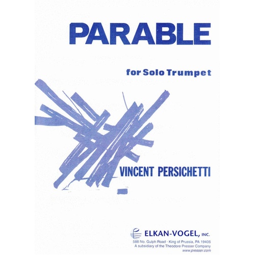 Parable No 14 Trumpet Solo Op 127 