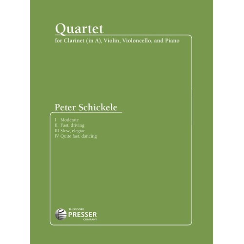Quartet clarinet Violin Vc Piano 