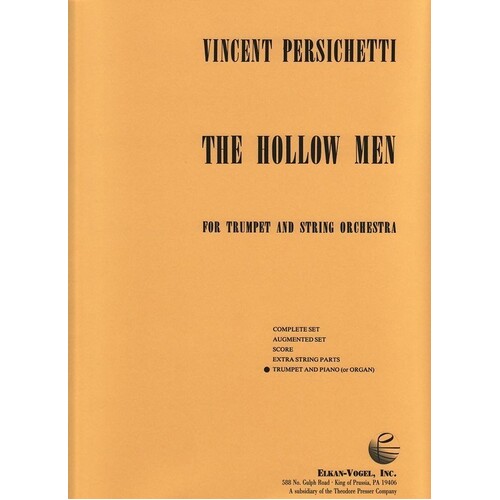 Hollow Men Op 25 Trumpet/Piano 