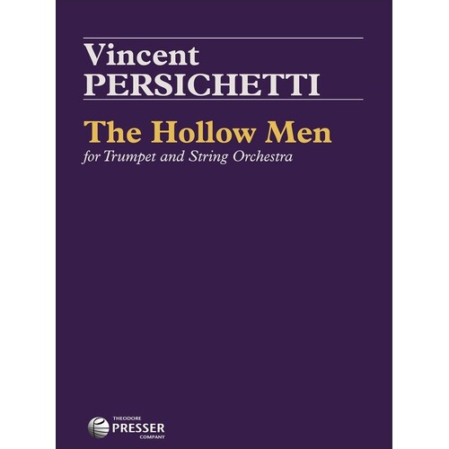 Persichetti - The Hollow Men Trumpet/String Orch Score/Parts