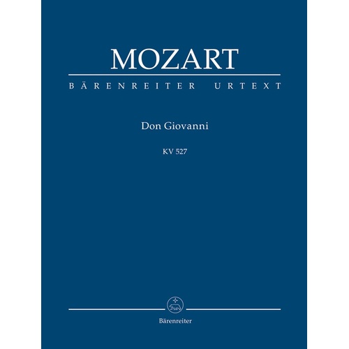 Mozart - Don Giovanni K 527 Study Score Urtext Score