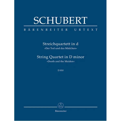 String Quartet D D810 Study Score