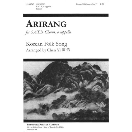 Arirang Arr Chen Yi SATB