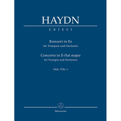 Haydn - Trumpet Concerto E Flat Major Study Score Score