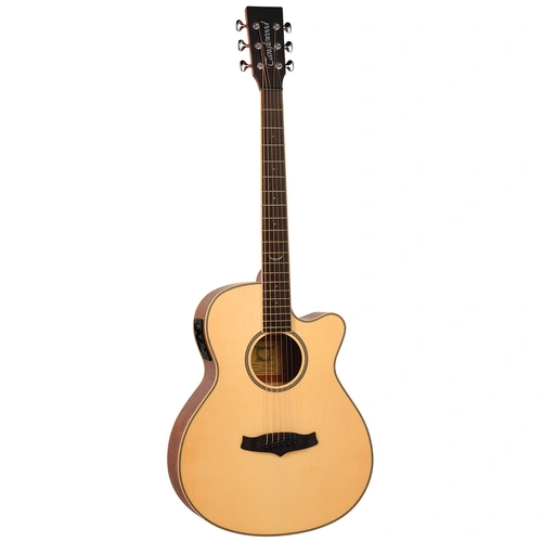 Tanglewood Premier TP4-CE Super Folk Acoustic Guitar with Case
