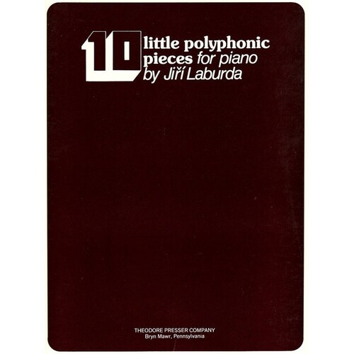 Laburda - 10 Little Polyphonic Pieces For Piano (Softcover Book)