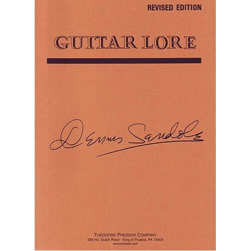Sandole - Guitar Lore (Softcover Book)