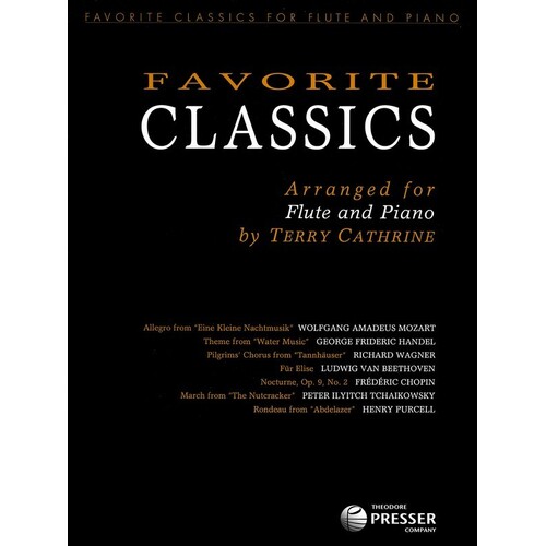 Favorite Classics For Flute/Piano (Softcover Book)