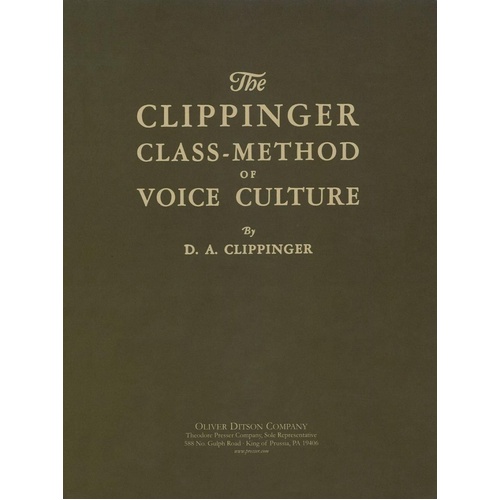 The Clippinger Class Method of Voice Culture