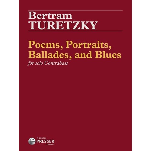 Poems Portraits Ballades And Blues Double Bass (Softcover Book)