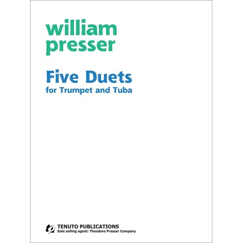 Presser - Five Duets For Trumpet And Tuba (Softcover Book)