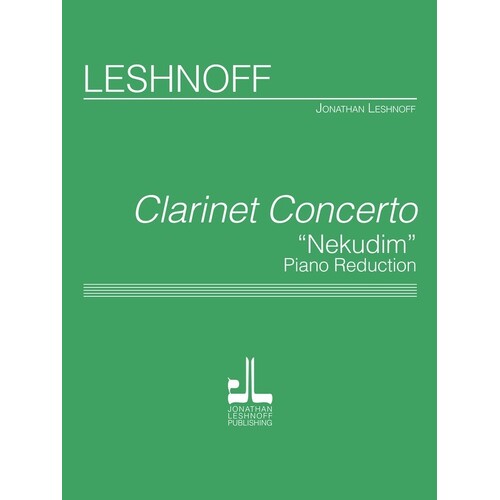 Leshnoff - Clarinet Concerto clarinet/Piano (Softcover Book)