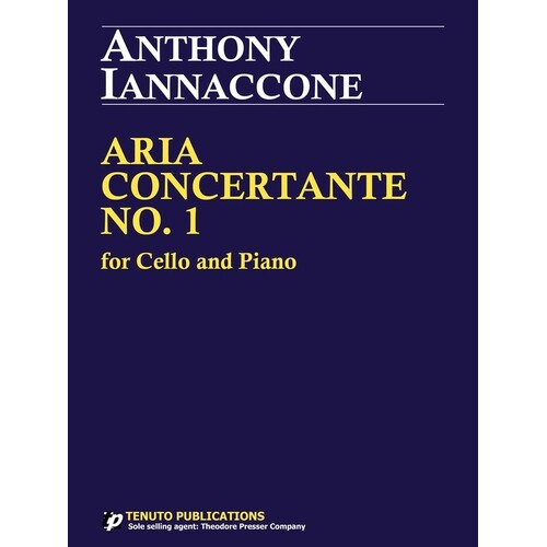 Aria Concertante No 1 Cello/Piano (Softcover Book)