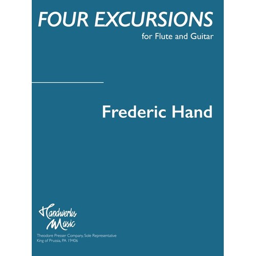 Hand - Four Excursions For Flute/Guitar (Softcover Book)