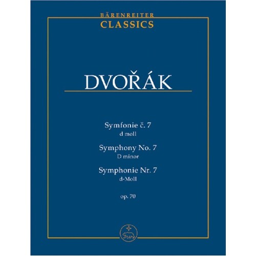 Symphony No 7 D Min Study Score