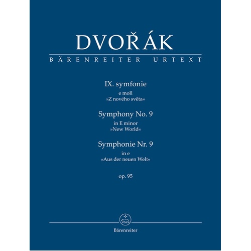 Dvorak - Symphony No 9 E Minor Op 95 New World Study Score Score