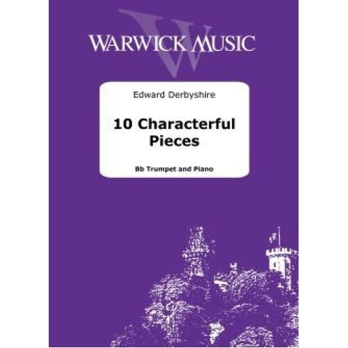 Derbyshire - 10 Characterful Pieces For Trumpet/Piano Softcover Book (Trumpet)