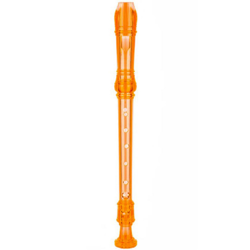 Maxtone TR57TB Soprano Descant Recorder Baroque System Orange