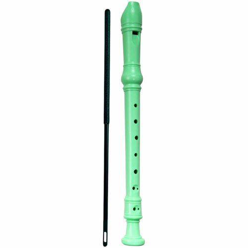 Maxtone TR63B Soprano Recorder Baroque System Pastel Green