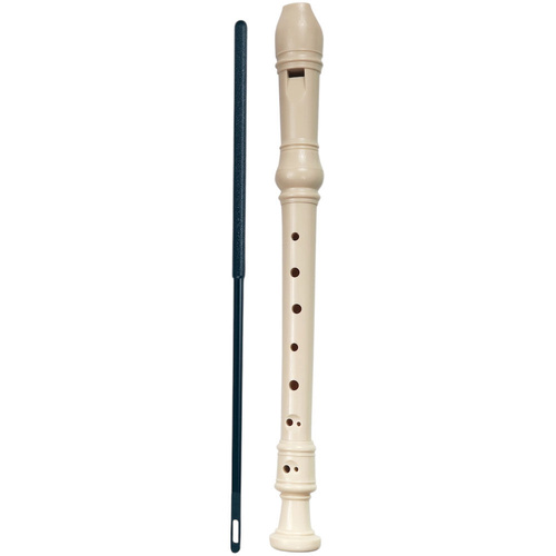 Maxtone TR63B Soprano Descant Recorder Baroque System Ivory