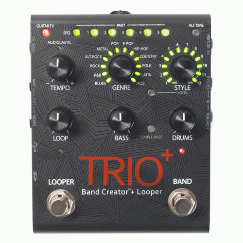 Digitech Trio Plus Band Creator Pedal with Looper