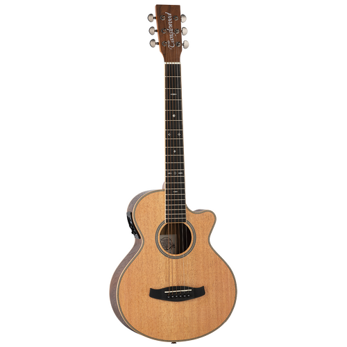 Tanglewood TRTCEBW Reunion Australian Red Cedar Top Traveller Folk C/E with Black Walnut B/S
