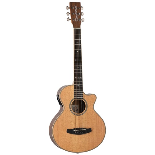 Tanglewood TRU2-CE-BW Reunion Pro Traveller Folk C/E Guitar Black Walnut B/S