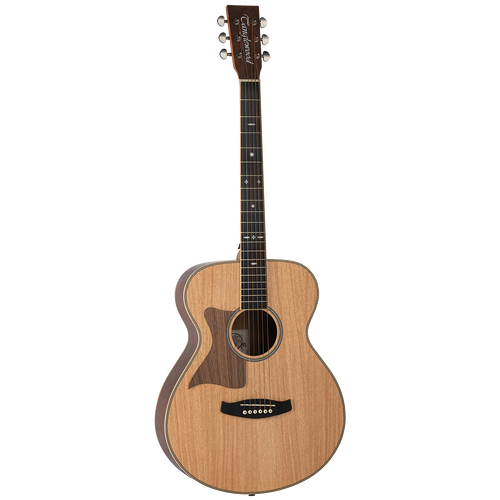 Tanglewood TRU3-HR-LH Reunion Pro Left Handed Folk Guitar with Solid Australian Red Cedar Top and Hawaiian Rain Wood B/S