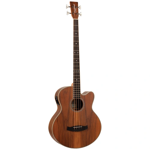 Tanglewood Reunion Pro Super Jumbo Acoustic Bass Guitar - Solid Spruce Top, Figured Black Walnut, Premium Plus EQ [TRU7AB-CE-AW]