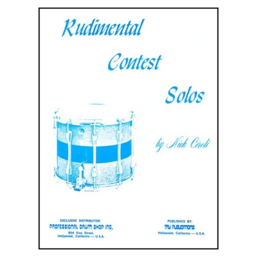 Ceroli - Rudimental Contest Solos Snare Drum