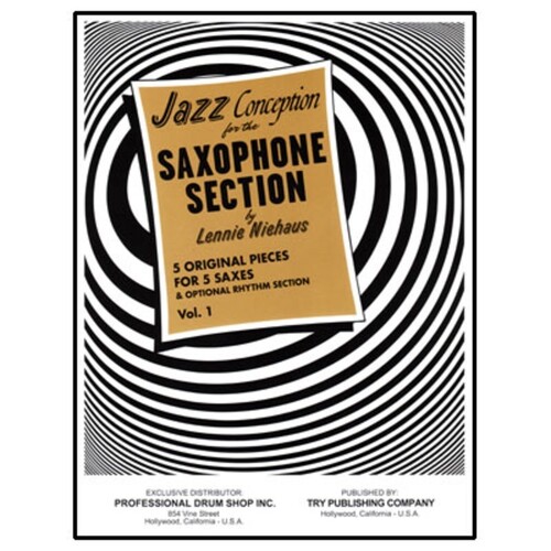 Jazz Conception For Sax Section Vol 1 (Softcover Book)