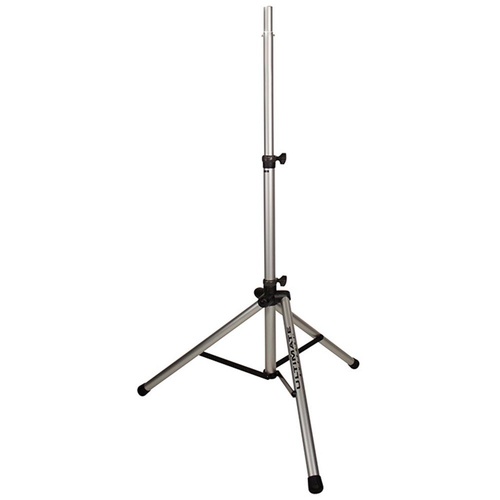 Ultimate Support Silver Tripod Base Speaker Stand with Adapter