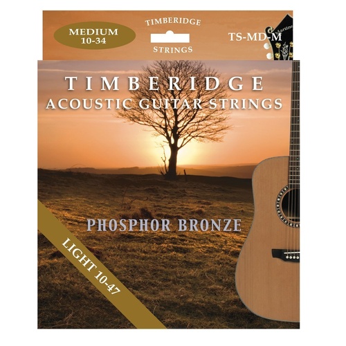 Timberidge Light Phosphor Bronze Acoustic Guitar Strings 10-47