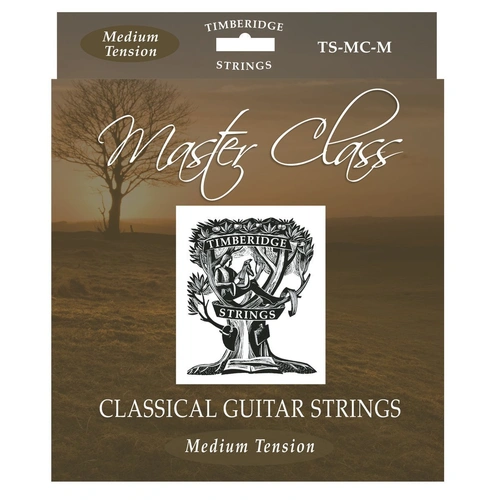 Timberidge Premium TS-MC-M Classical Guitar Strings - Medium Tension, Nylon Trebles, Silver Plated Basses, 28-45 Gauge
