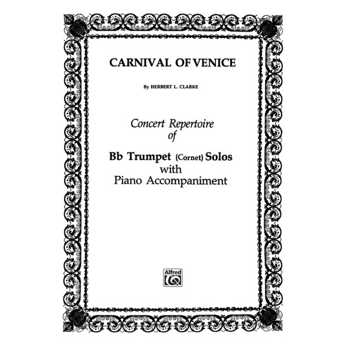 Carnival Of Venice Variations Trumpet/Piano