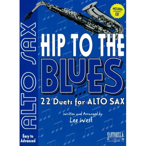 Hip To The Blues Alto Sax Duets Book/CD 