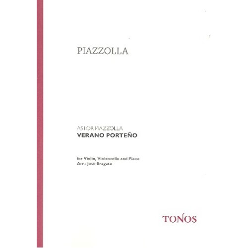 Piazzolla - Verano Porteno Piano Trio (Music Score/Parts)