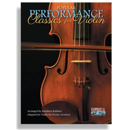 Popular Performance Classics For Violin Book/CD 